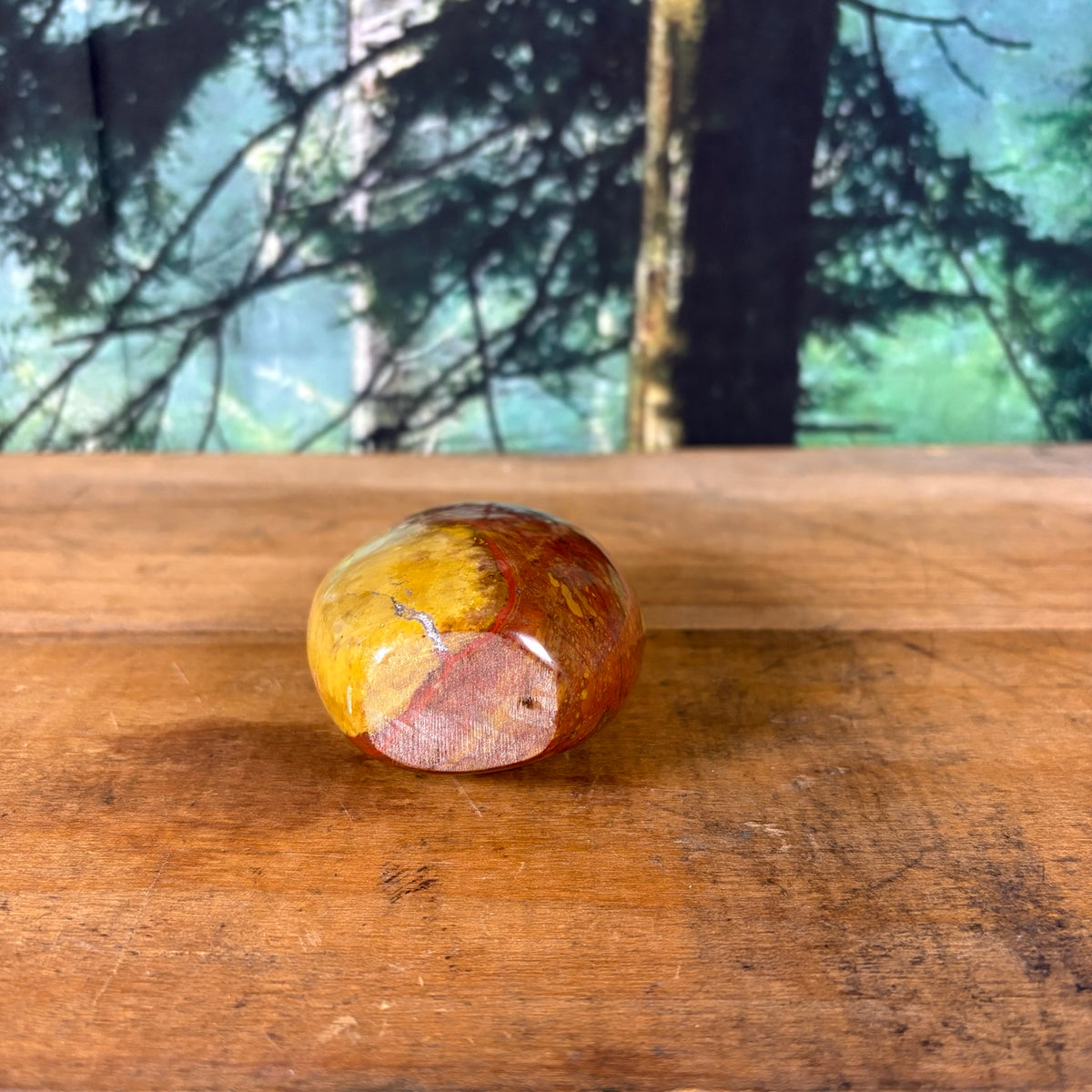 Mookaite Jasper freeform polished base