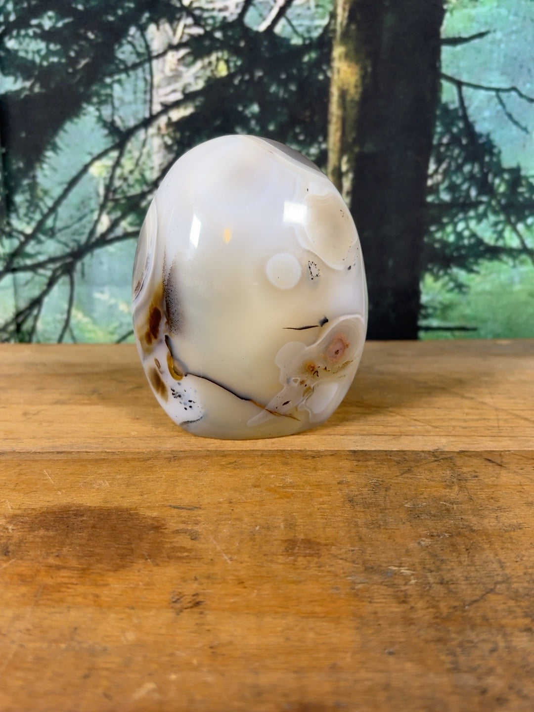 Large dendritic agate freeform 1 lb 11.6 oz, view 1 of 9