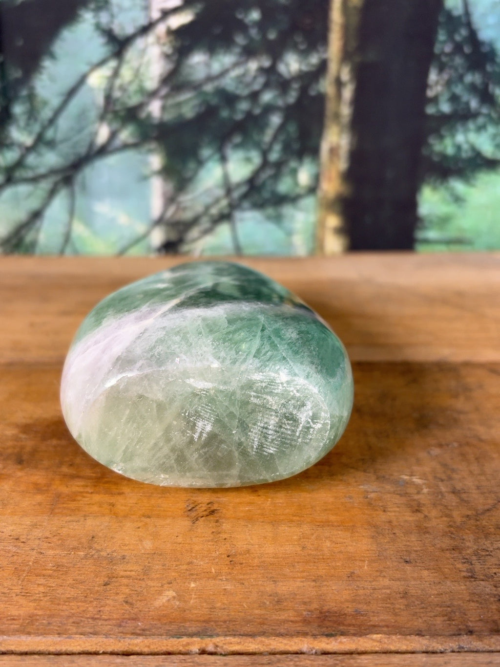Green fluorite banded freeform, 1 lb 8.1 oz – view 6
