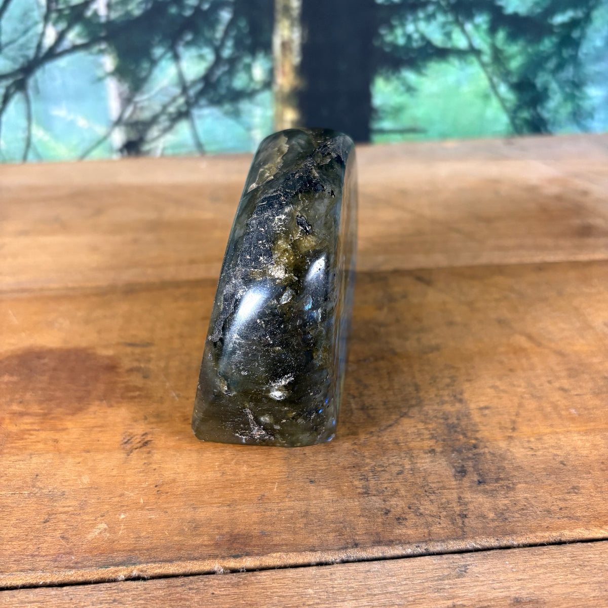 Labradorite freeform opposite side view