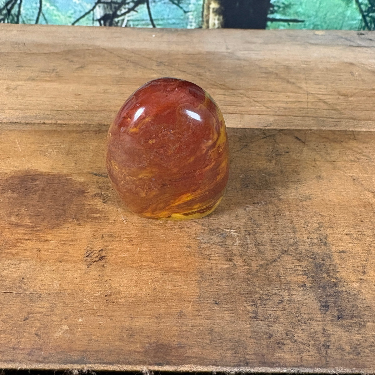 Mookaite jasper freeform opposite face