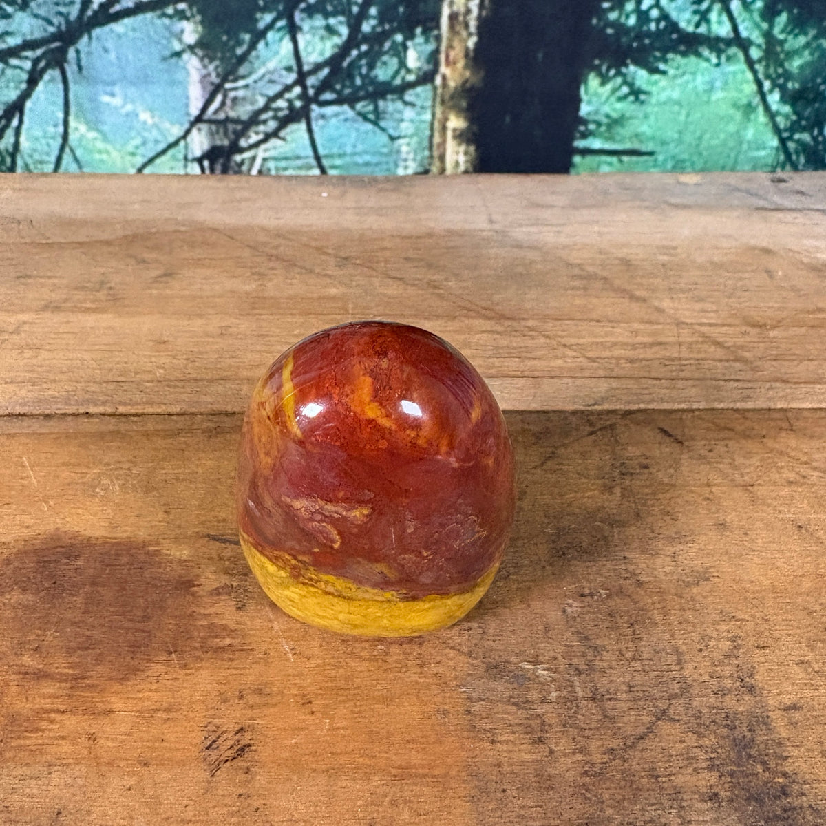 Mookaite jasper freeform additional front angle