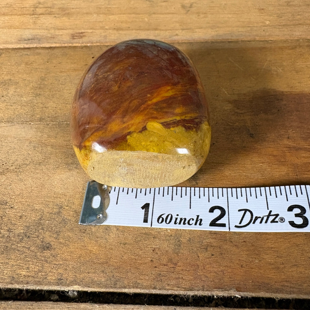Mookaite jasper freeform width measurement