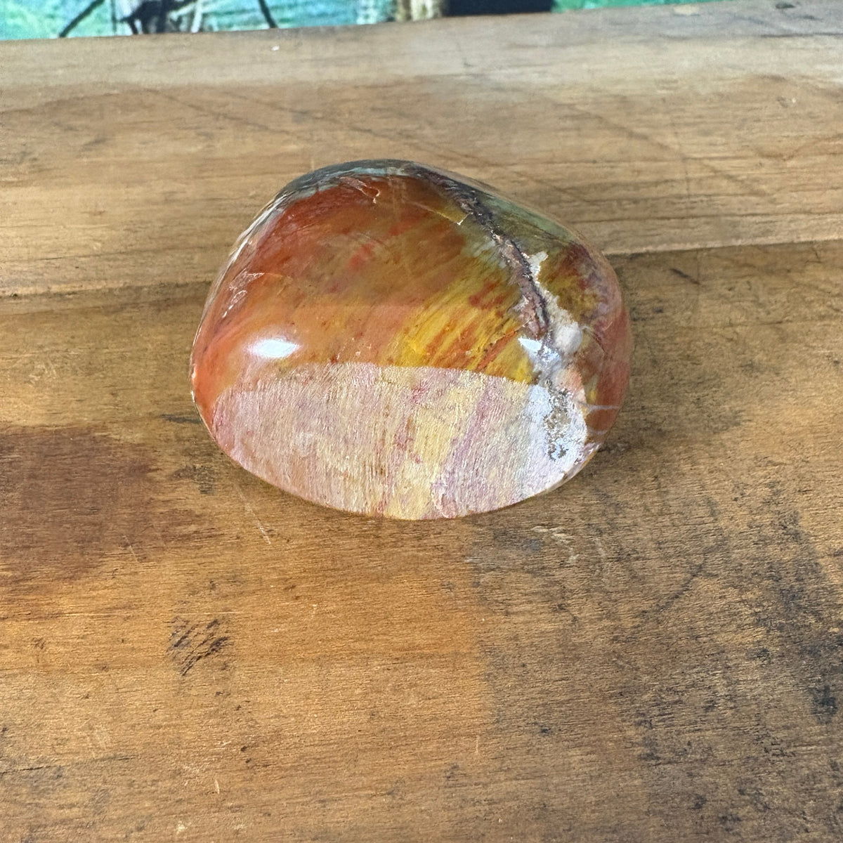 Mookaite jasper freeform base view