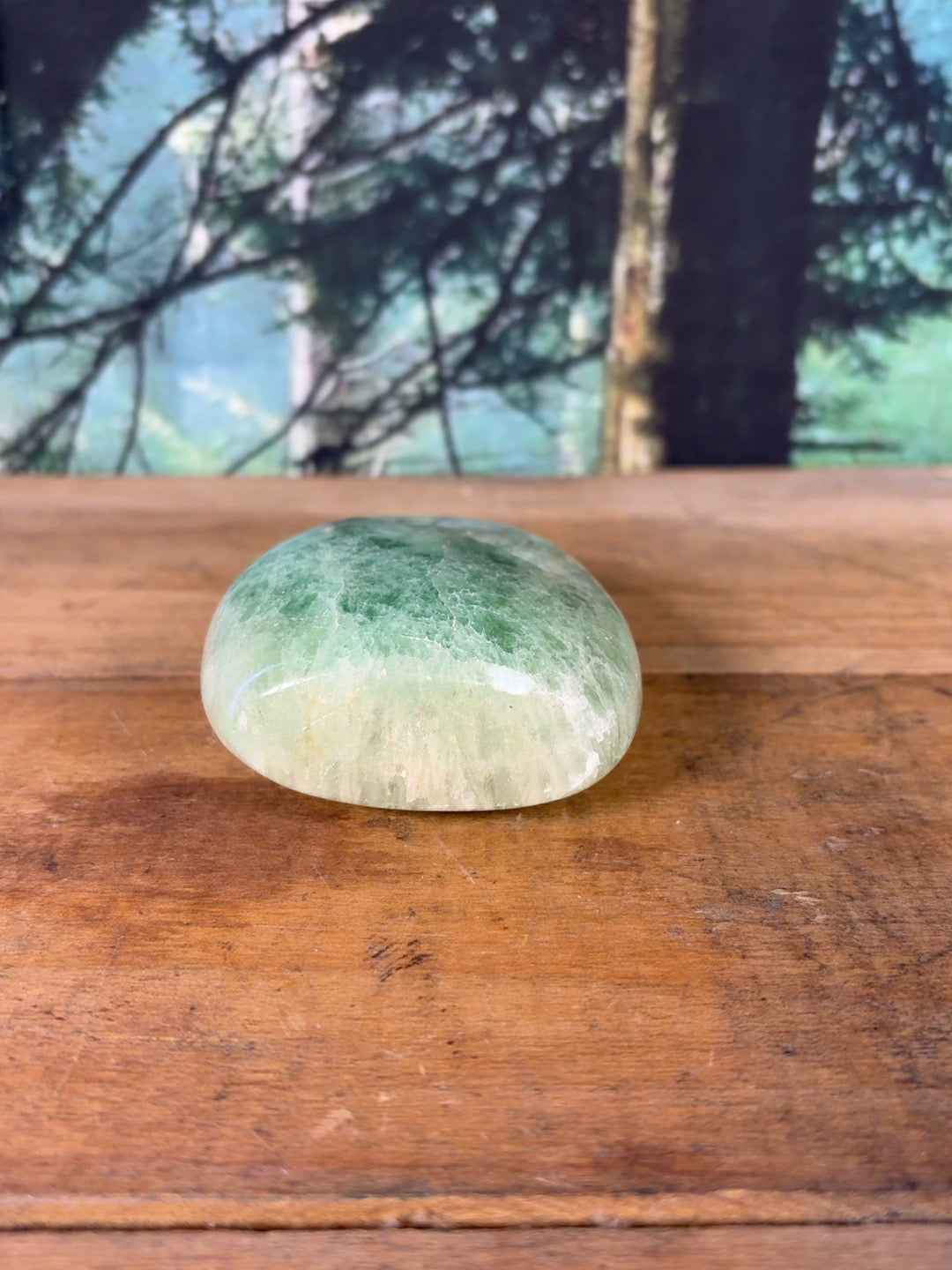 Pale green fluorite freeform, 13.7 oz – view 6