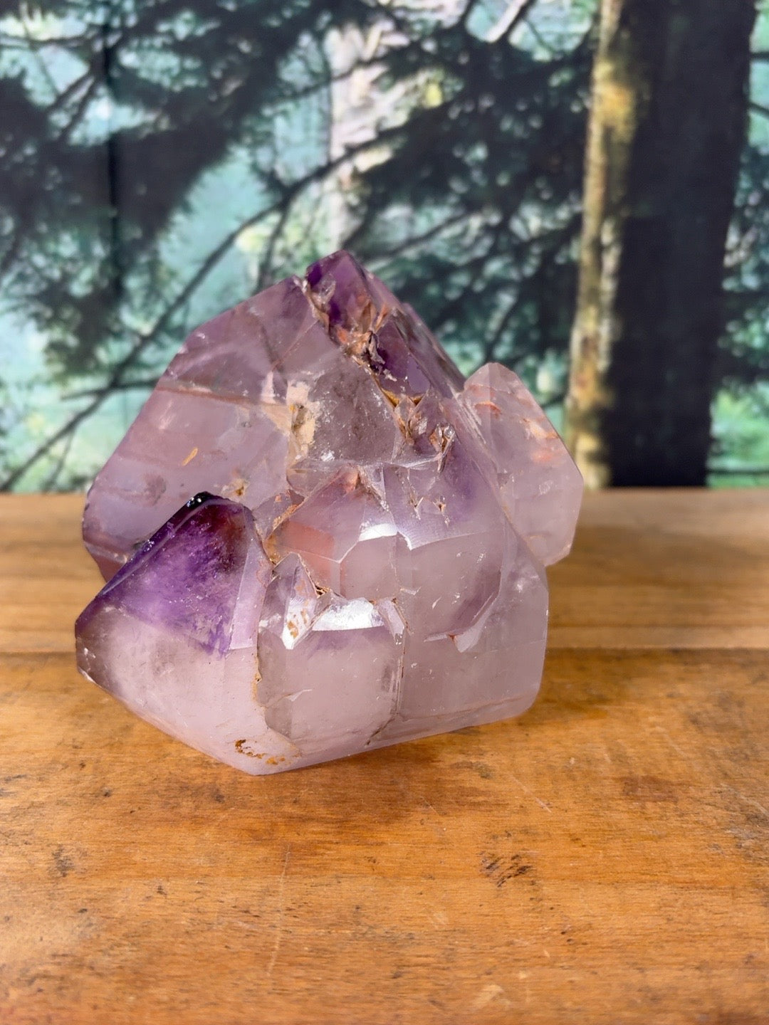 Large amethyst multi-point formation – view 4