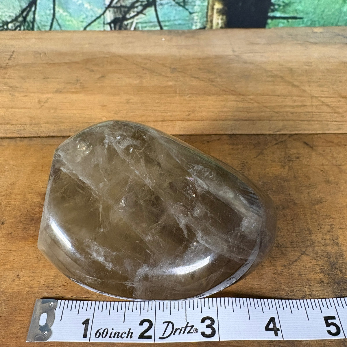Large smoky quartz freeform, view 2 of 9