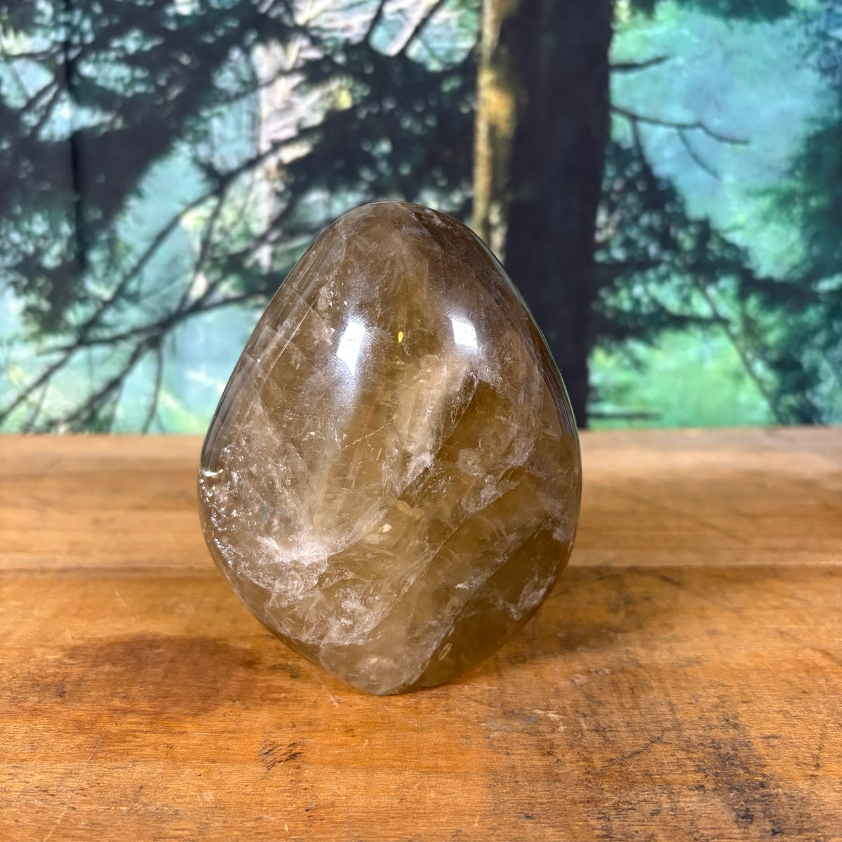 Large smoky quartz freeform, view 7 of 9