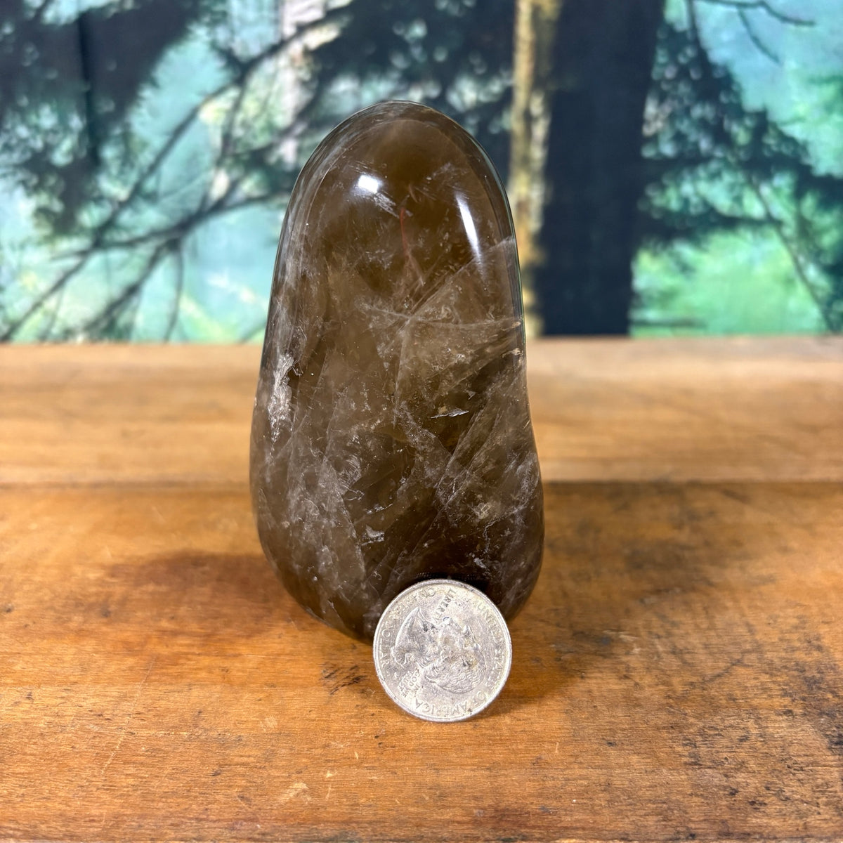 Smoky quartz freeform 14 oz, view 2 of 10