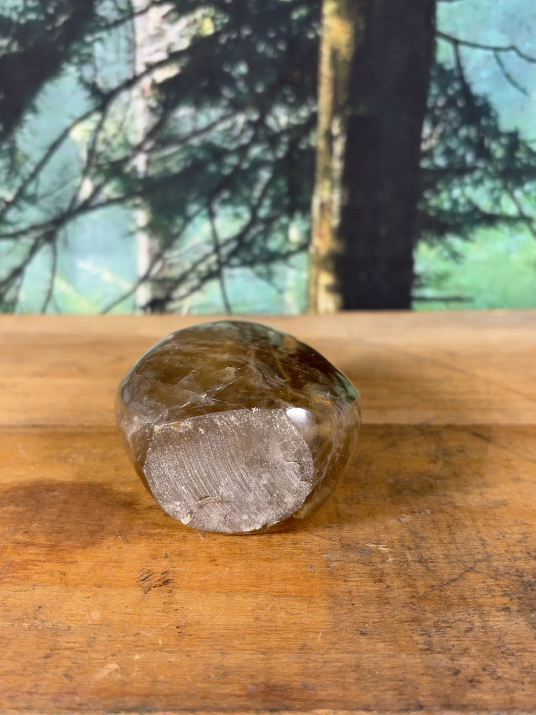 Honey brown smoky quartz freeform 13.4 oz, view 5 of 8