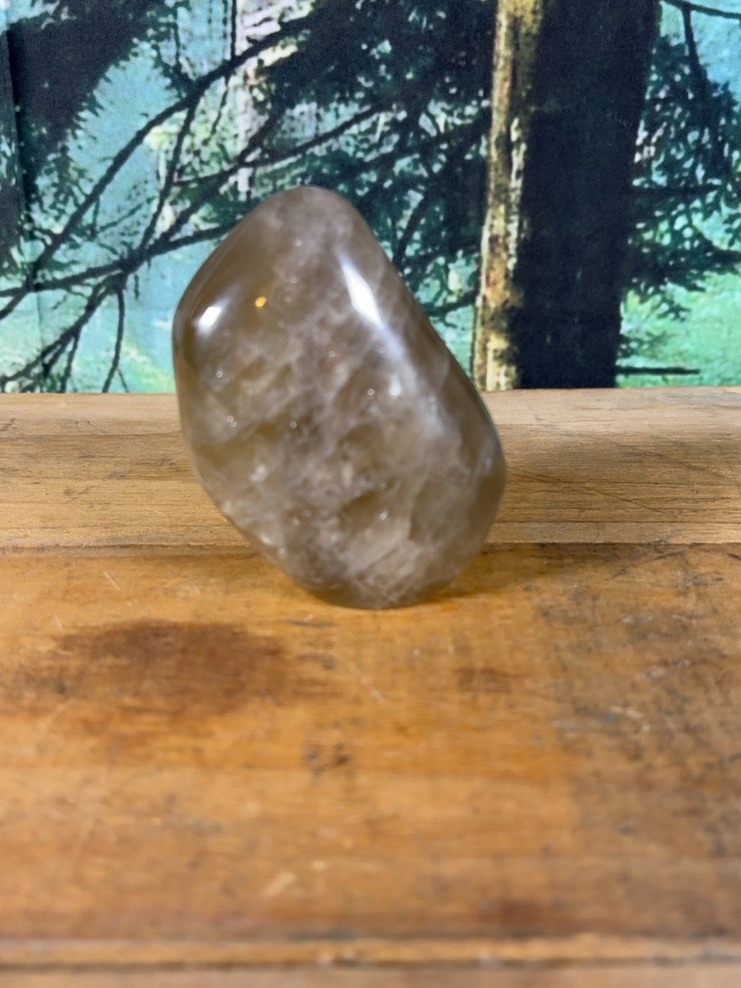 Pale smoky quartz freeform 12 oz, view 1 of 9