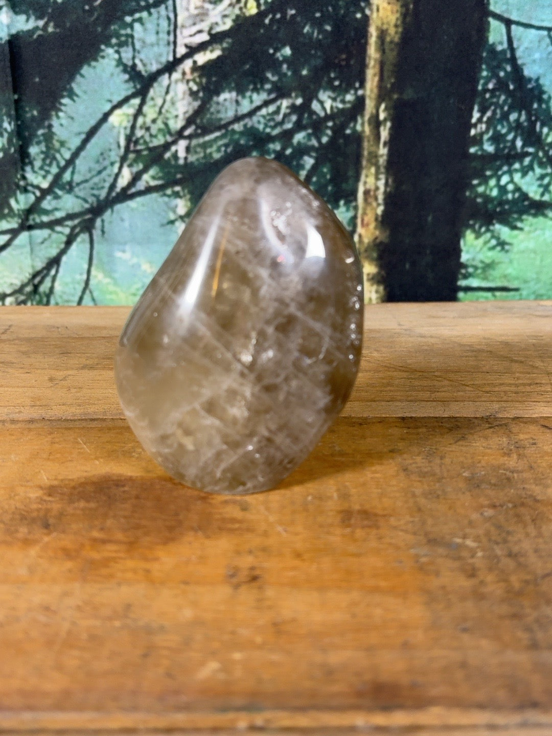 Pale smoky quartz freeform 12 oz, view 3 of 9