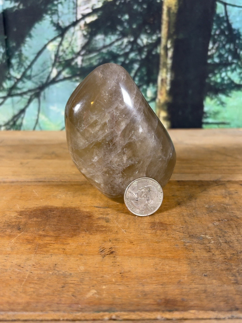 Pale smoky quartz freeform 12 oz, view 6 of 9