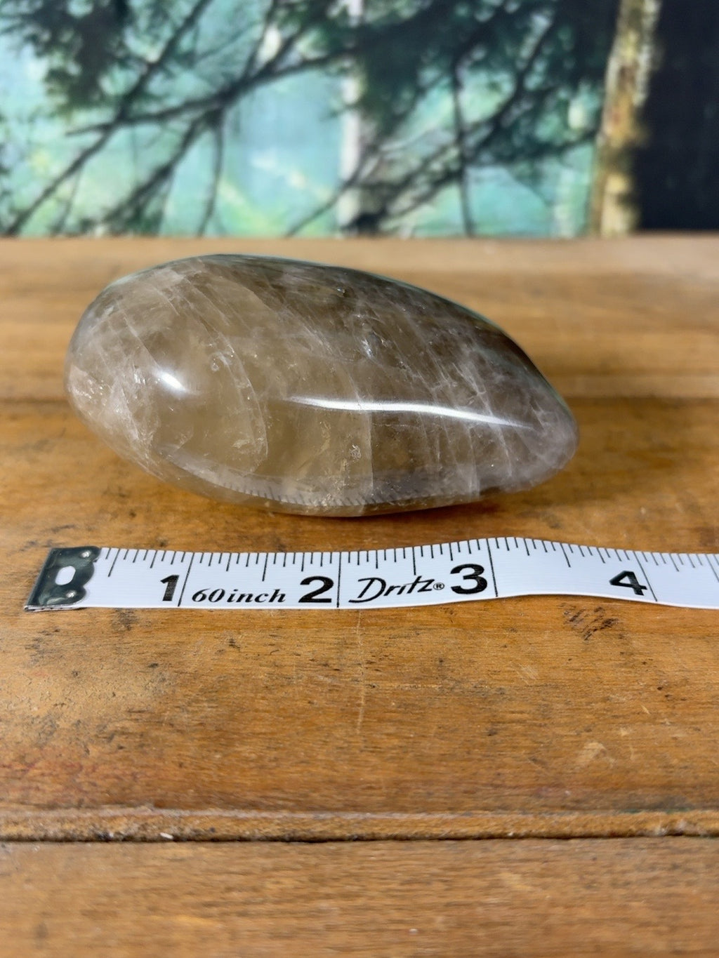 Pale smoky quartz freeform 12 oz, view 8 of 9