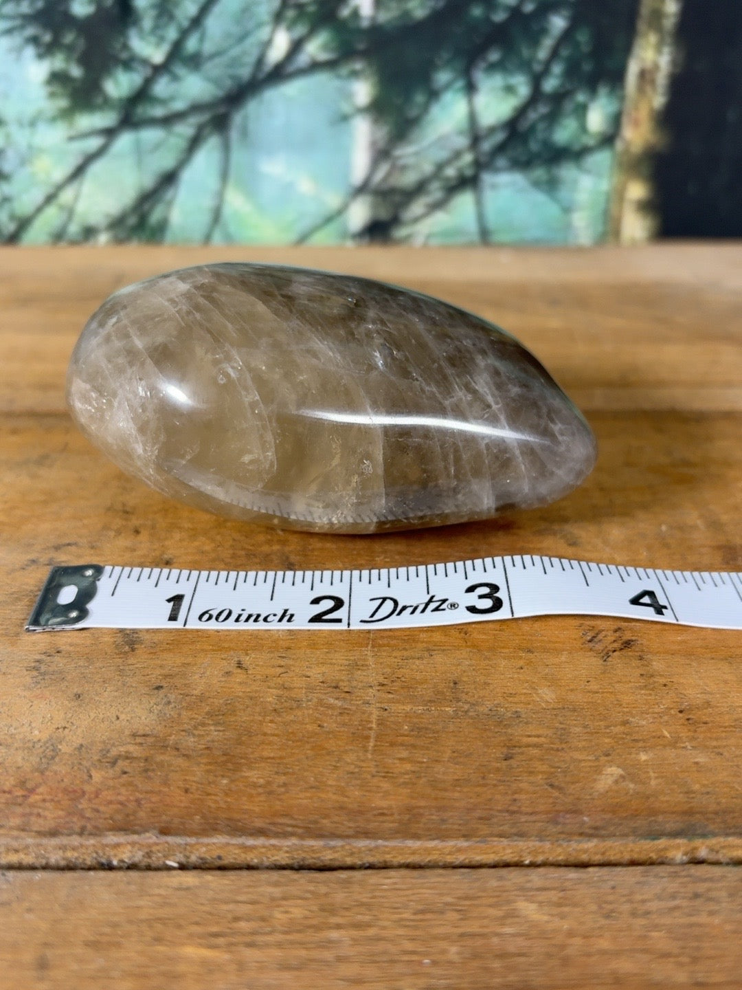 Pale smoky quartz freeform 12 oz, view 8 of 9